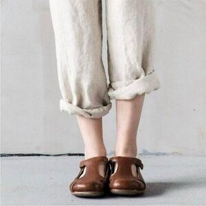 Not Perfect Linen Athens Pants in Beige